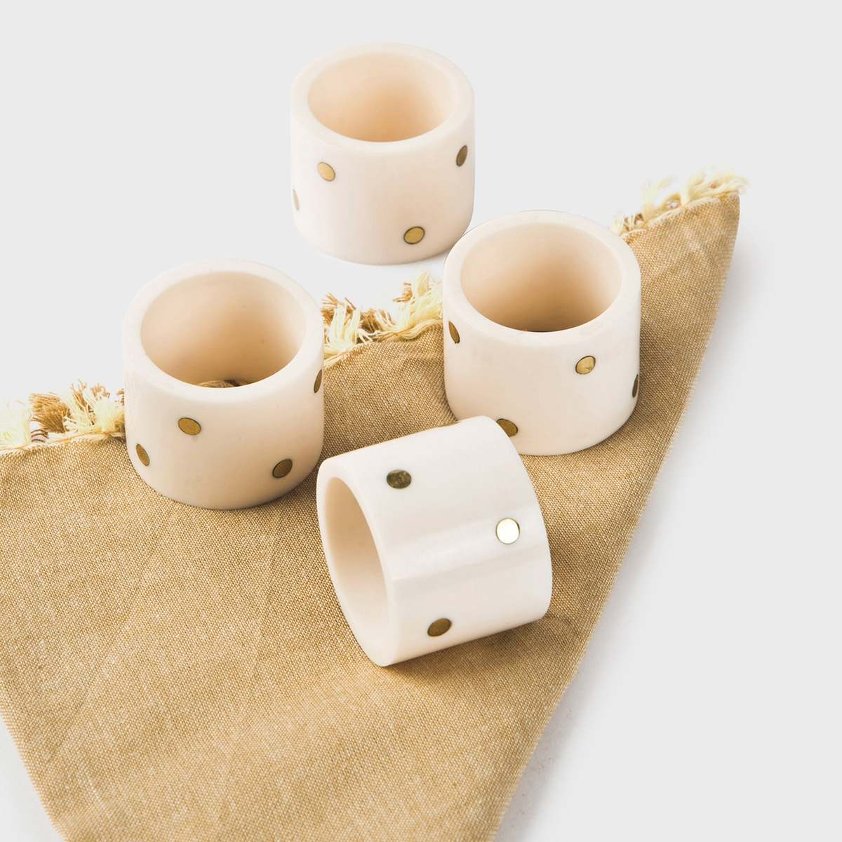 Mela Artisans Sitara Napkin Rings - Image 3 of 3