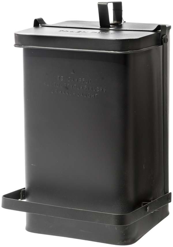 Puebco Step Trash Can - Black Puebco Step Trash Can - Black