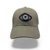 C. GRASSI The Energy Project Evil Eye Hand-Beaded Natural Crystals Cap - Thumbnail 2