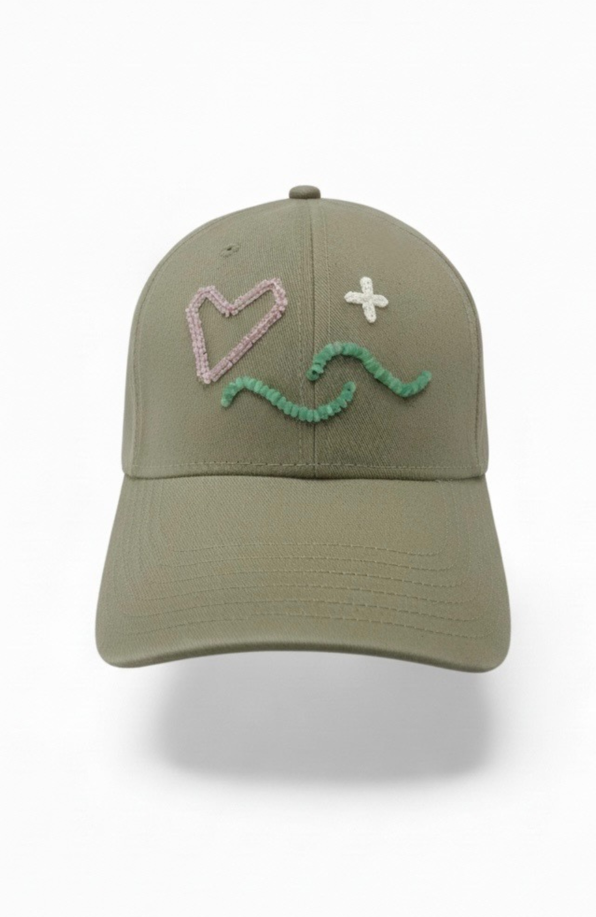 C. GRASSI The Energy Project Love & Light Hat Hand-Beaded Natural Crystals - Image 2 of 18