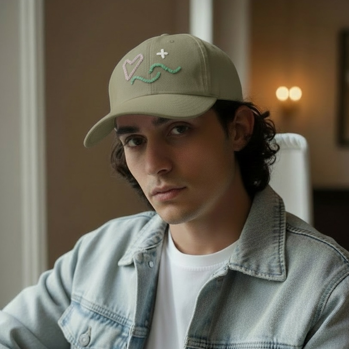 C. GRASSI The Energy Project Love & Light Hat Hand-Beaded Natural Crystals - Image 17 of 18