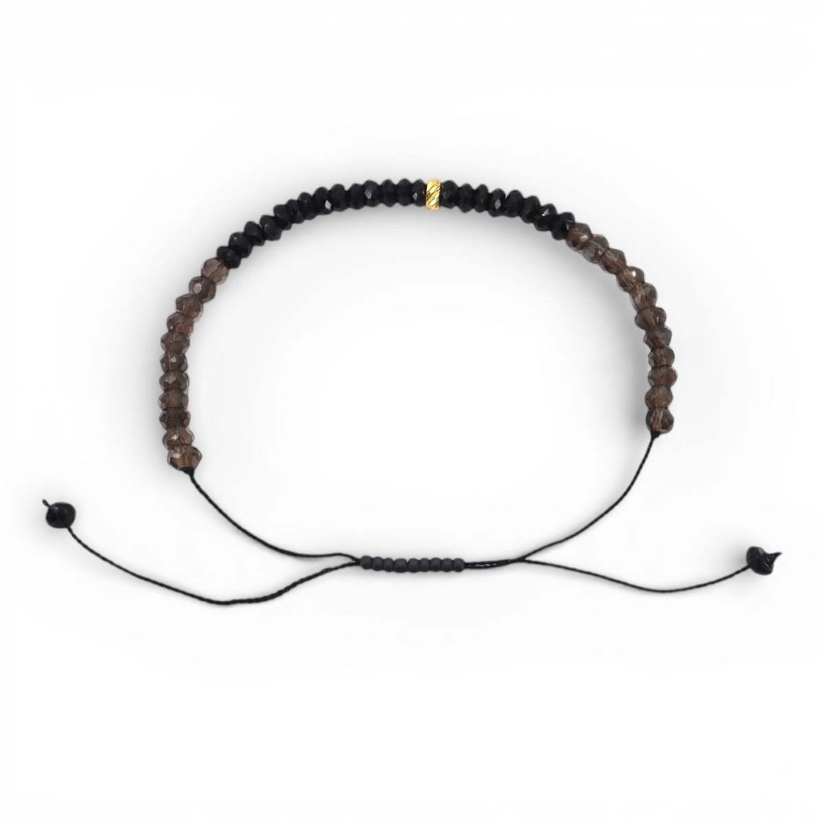 C. GRASSI The Energy Project Protection, Amplified Bracelet Black Tourmaline, Smoky Quartz, 14k Gold - Image 7 of 8