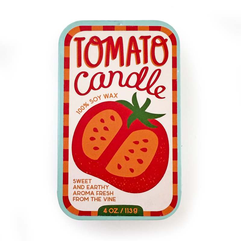 The Neighborgoods Tomato & Basil Candle Set of 2