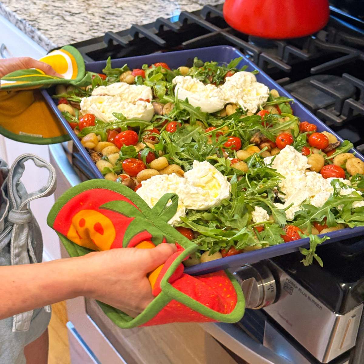 The Neighborgoods Tomato Tea Towel and Pot Holder Set - Image 7 of 7