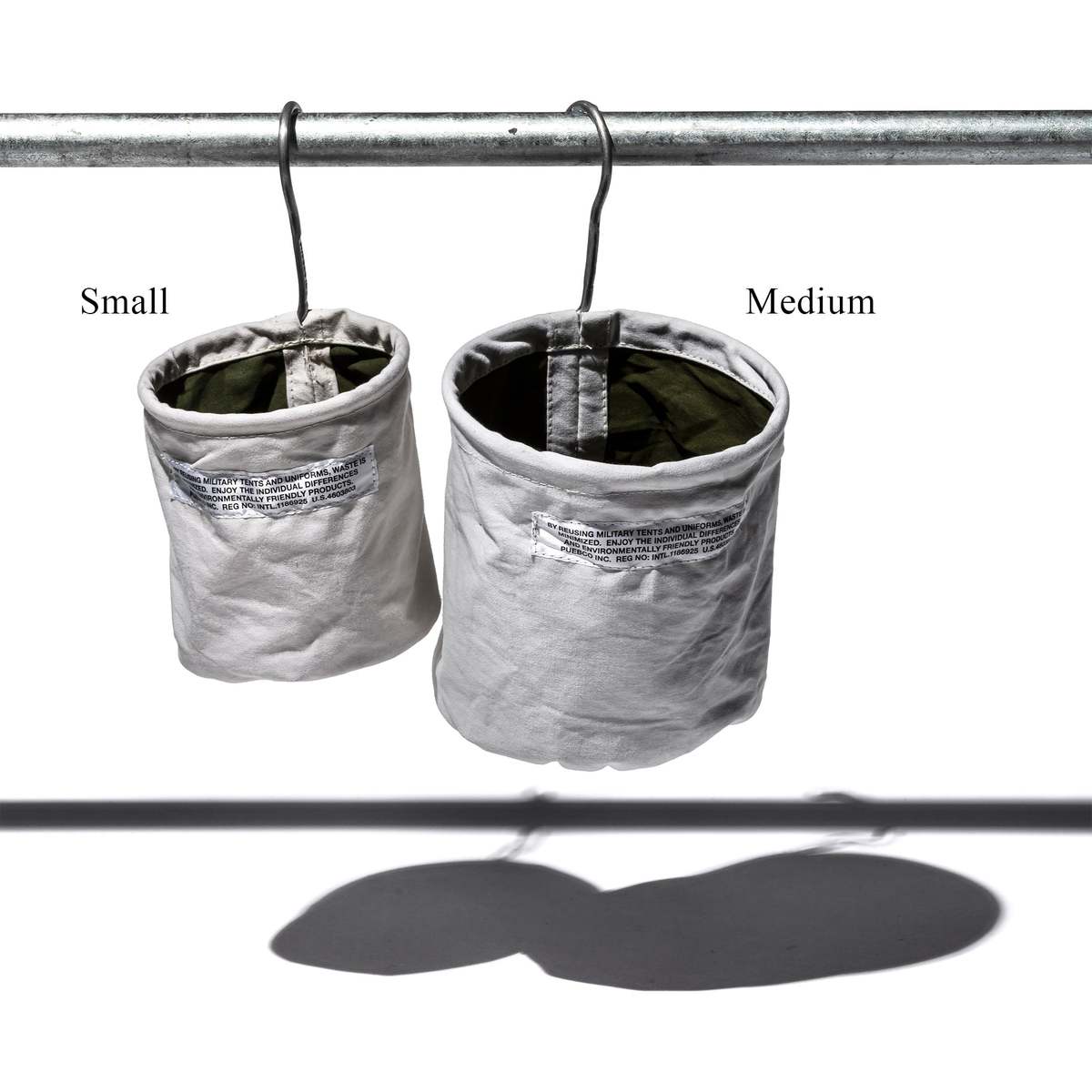 Puebco Vintage Material Hook Basket / Medium - Image 6 of 7