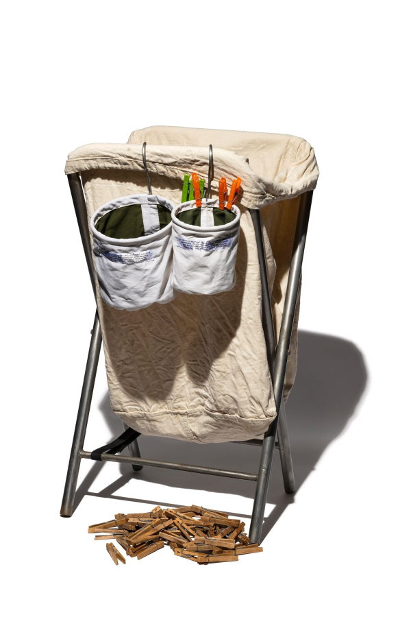 Puebco Vintage Material Hook Basket / Small