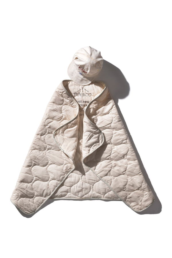 Puebco Vintage Parachute Line Quilted Blanket