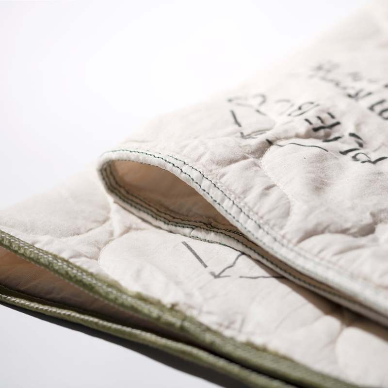 Puebco Vintage Parachute Line Quilted Blanket