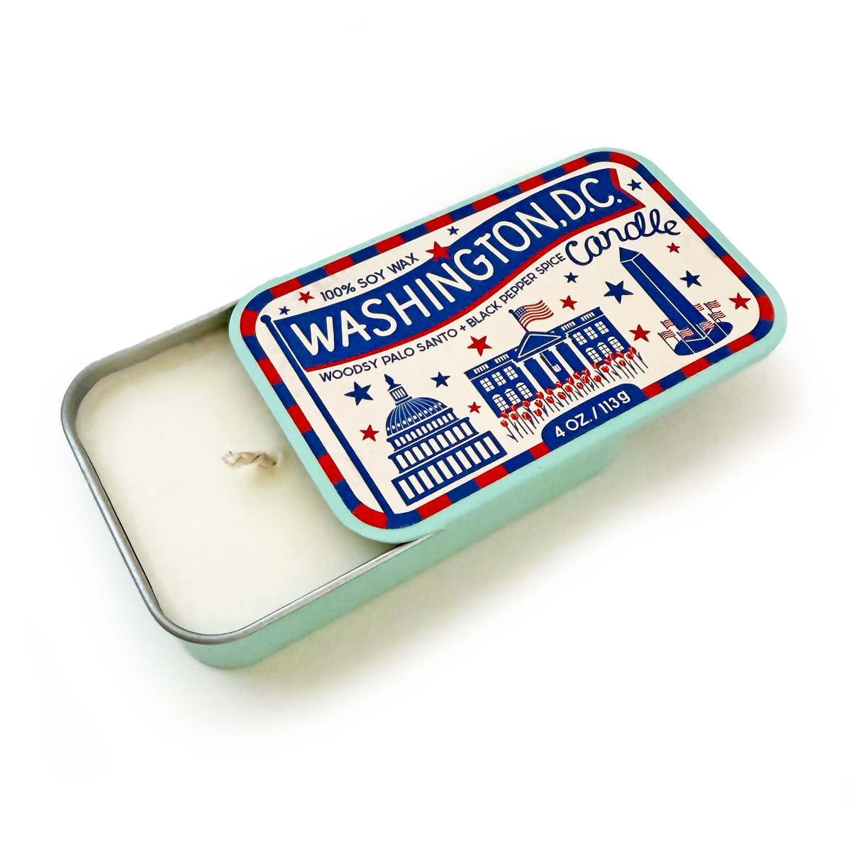 The Neighborgoods Washington DC Landmarks Candle & Tote Gift Set - Image 6 of 8