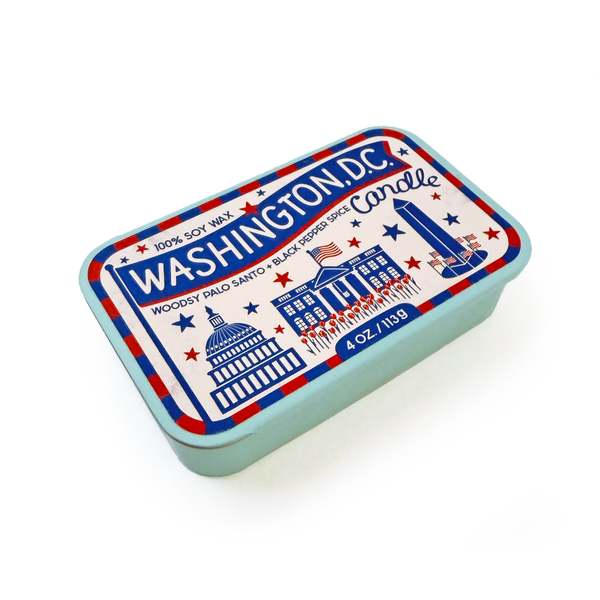 The Neighborgoods Washington DC Landmarks Candle & Tote Gift Set