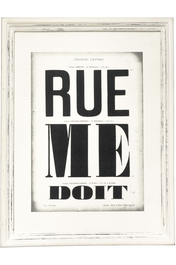 Puebco Wooden White Frame - Narrow Large