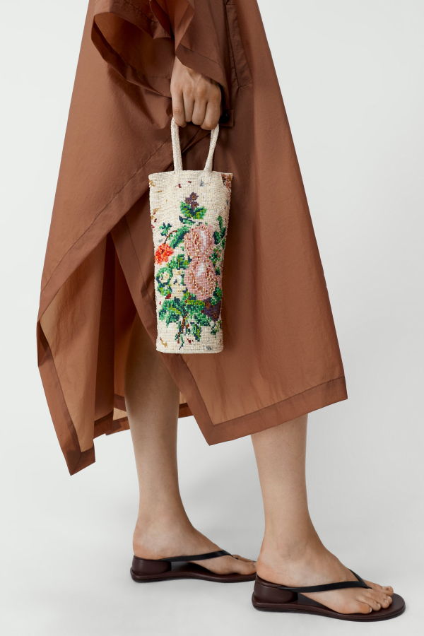 Cordera Handmade Beaded Bag Magnolia