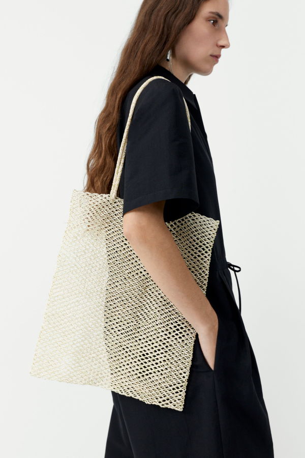 Cordera Handmade Beaded Tote Bag