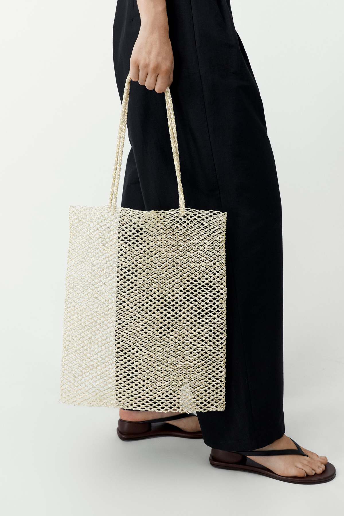 Cordera Handmade Beaded Tote Bag - Image 2 of 4