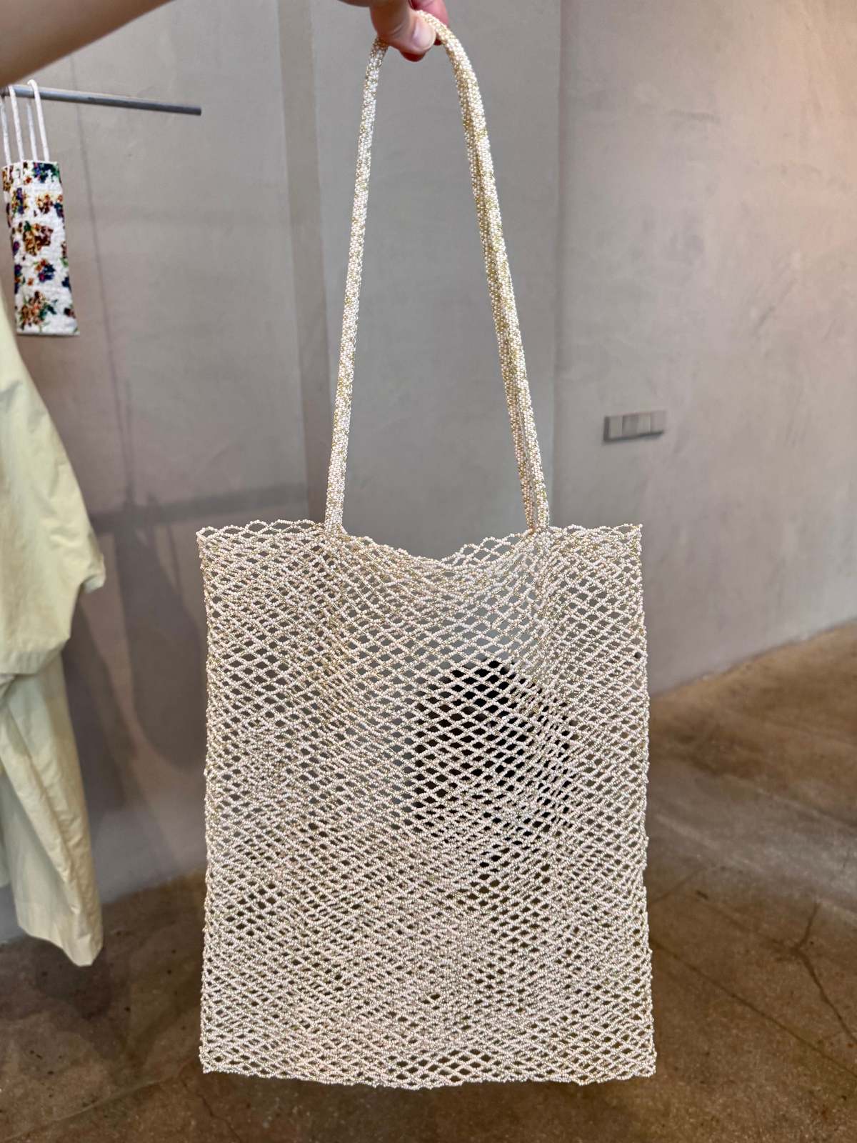 Cordera Handmade Beaded Tote Bag - Image 4 of 4
