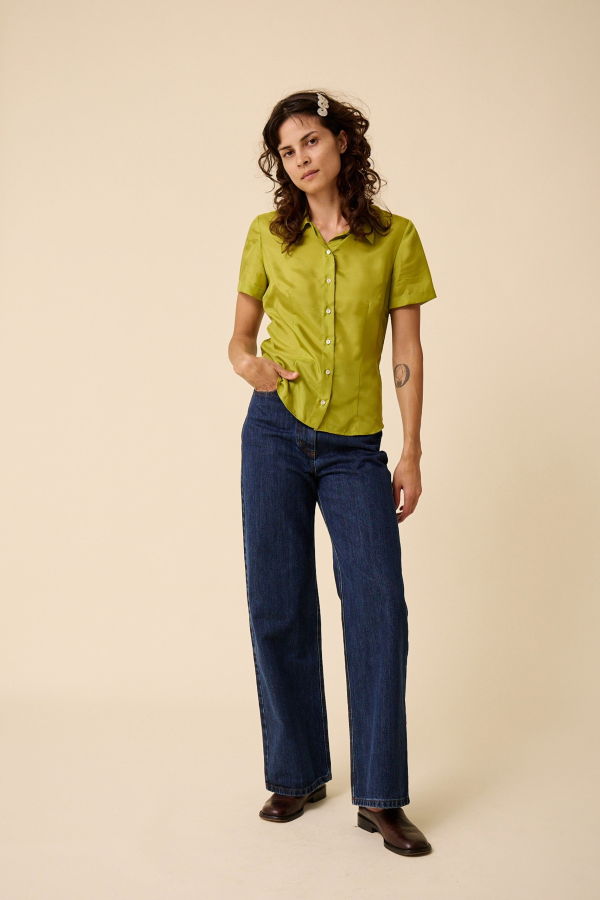 Penny Sage Evie Shirt