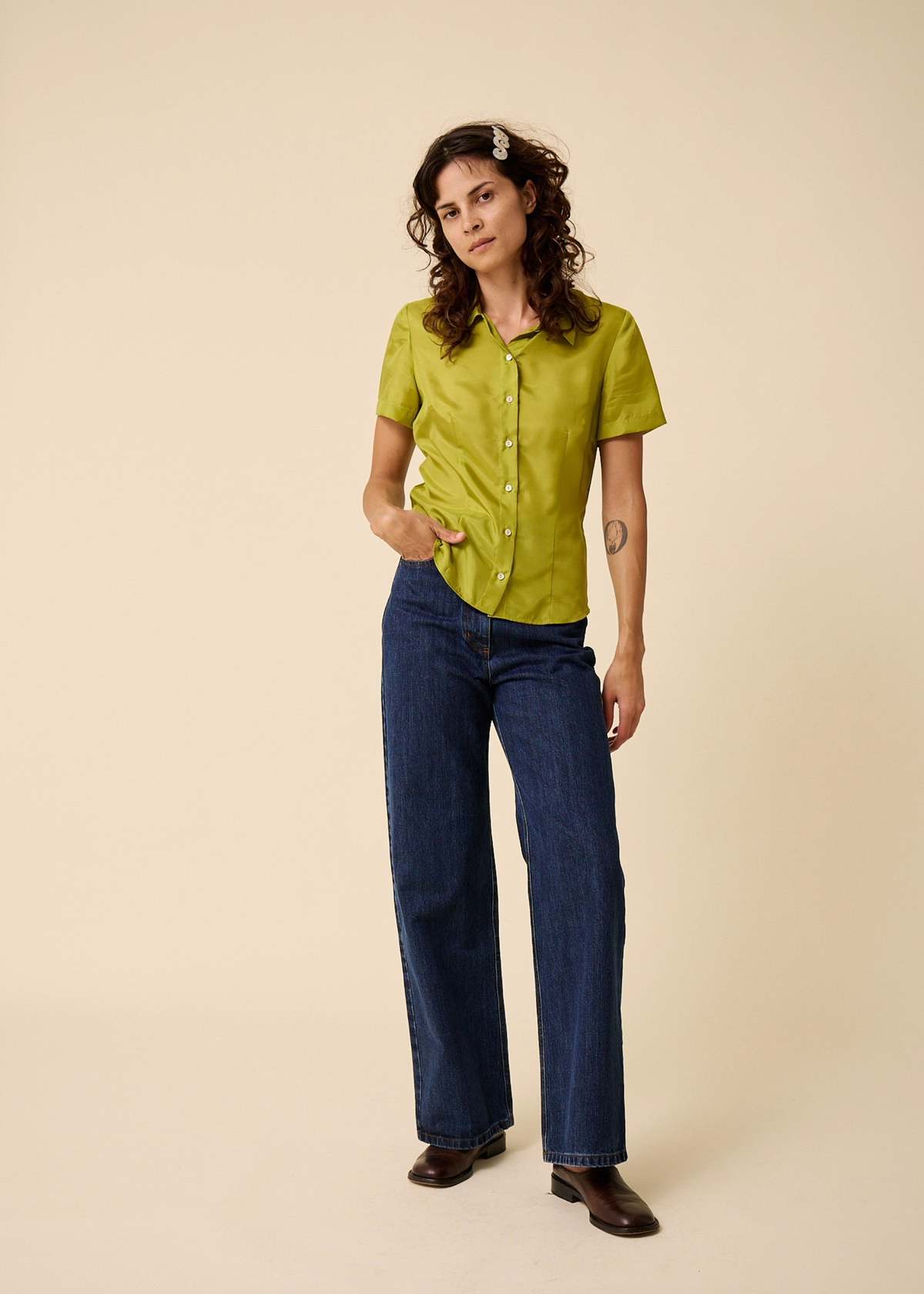 Penny Sage Evie Shirt - Image 1 of 6