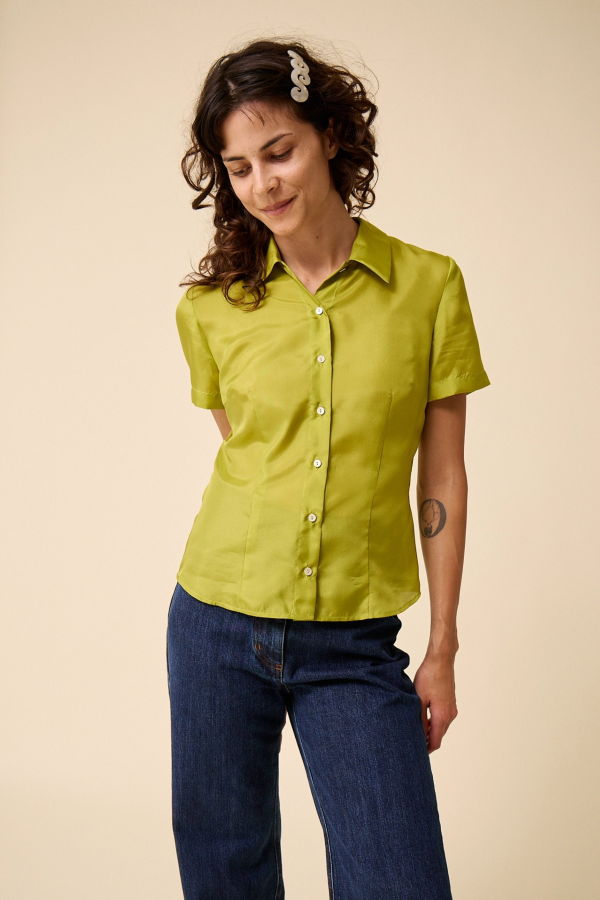 Penny Sage Evie Shirt