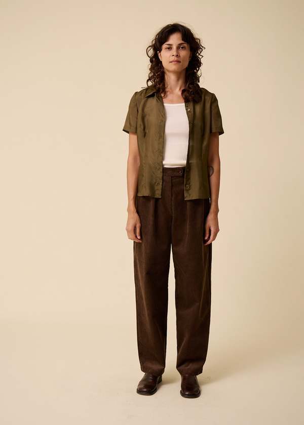 Penny Sage Evie Shirt - Olive
