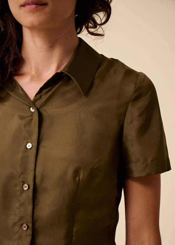 Penny Sage Evie Shirt - Olive