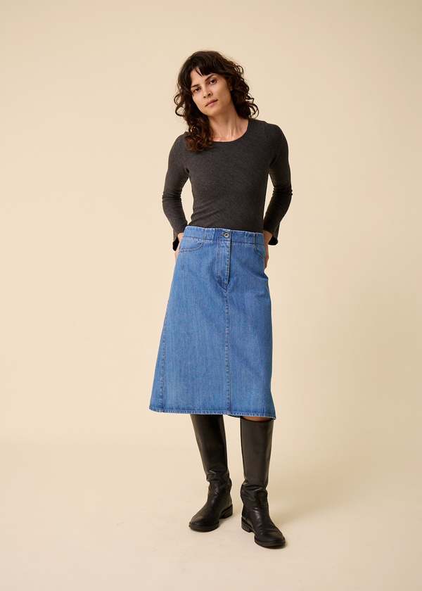 Penny Sage Tom Skirt