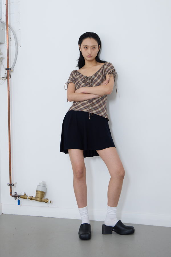 Permanent Vacation Orbit Blur Check Top