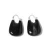 Oude Waag Large Bull Horn Saddle Earrings - Thumbnail 1