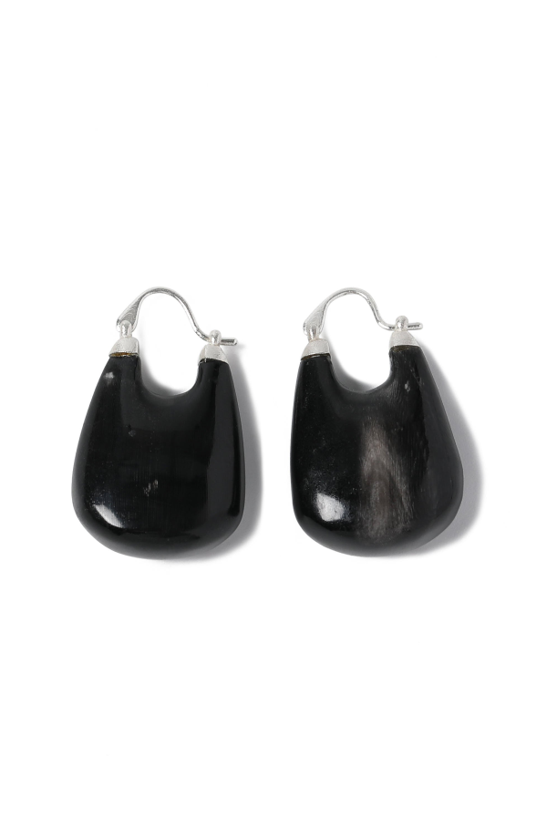 Oude Waag Large Bull Horn Saddle Earrings