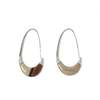 Oude Waag Ox Horn Crescent Earrings - Thumbnail 1
