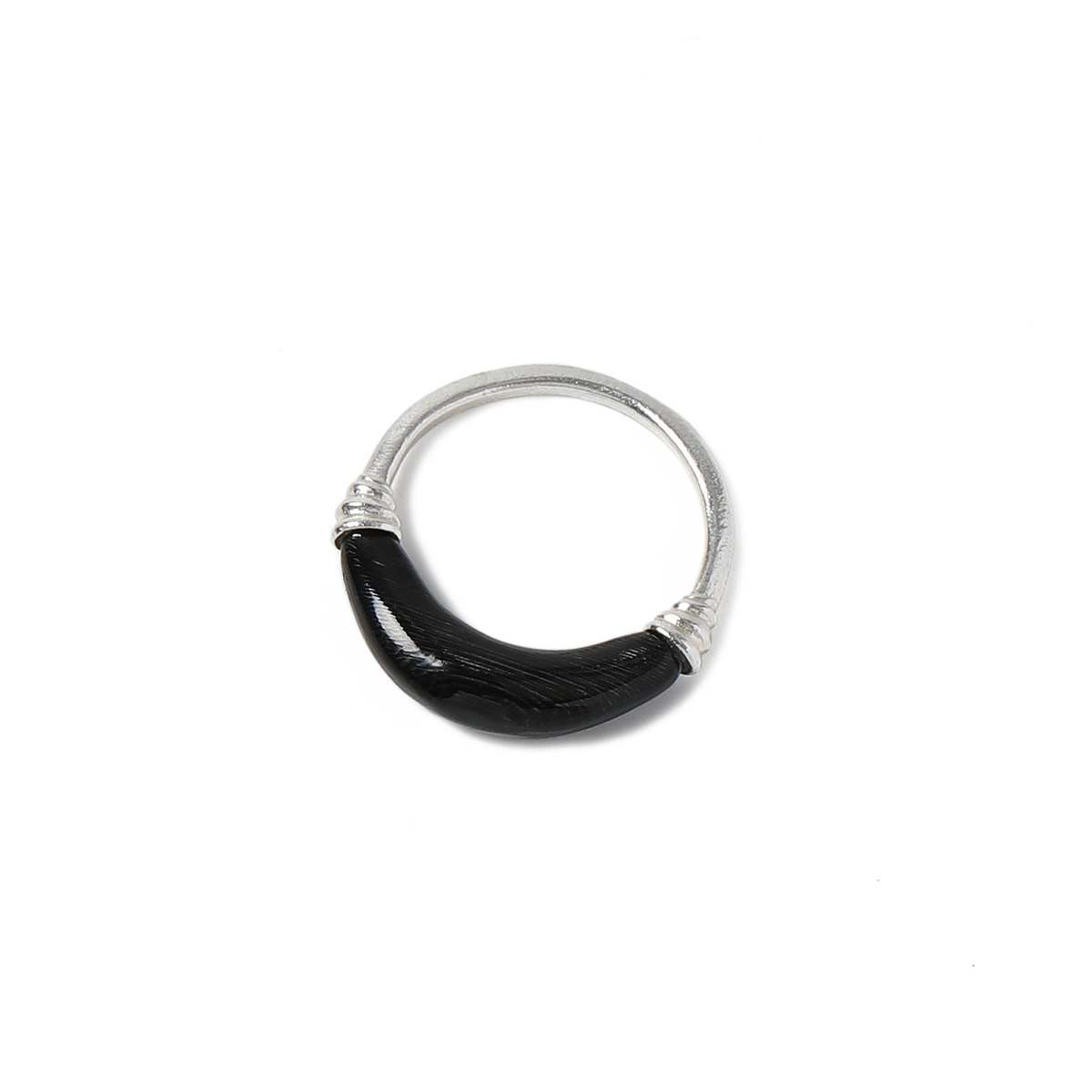 Oude Waag Ox Horn Crescent Ring - Image 1 of 1