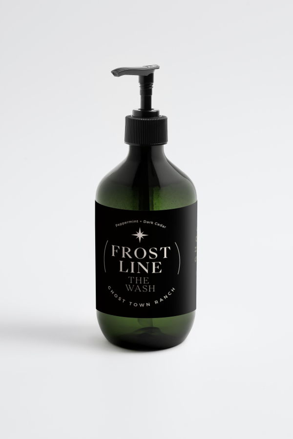 Ghost Town Ranch Frost Line The Wash, Peppermint & Dark Cedar Body Wash