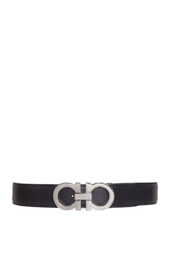 Salvatore Ferragamo Leather Belt - Black