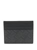 Ferragamo Business Card Wallet - Black Grey - Thumbnail 1