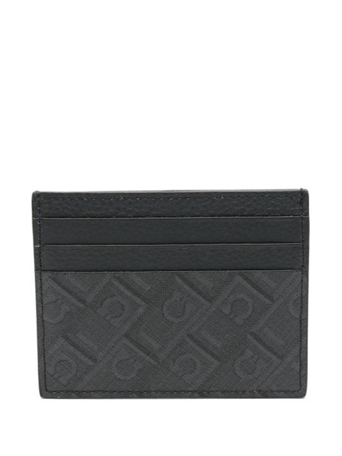 Ferragamo Business Card Wallet - Black Grey - Image 1 of 3