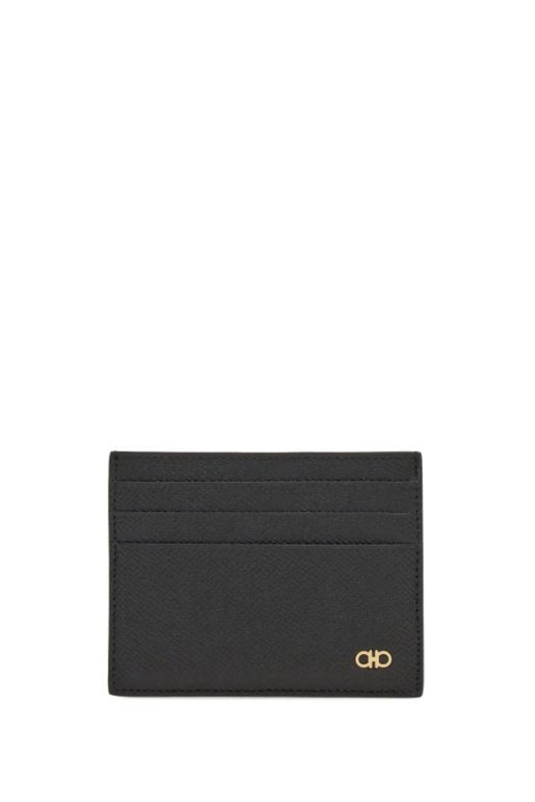 Ferragamo Business Card Wallet - Black