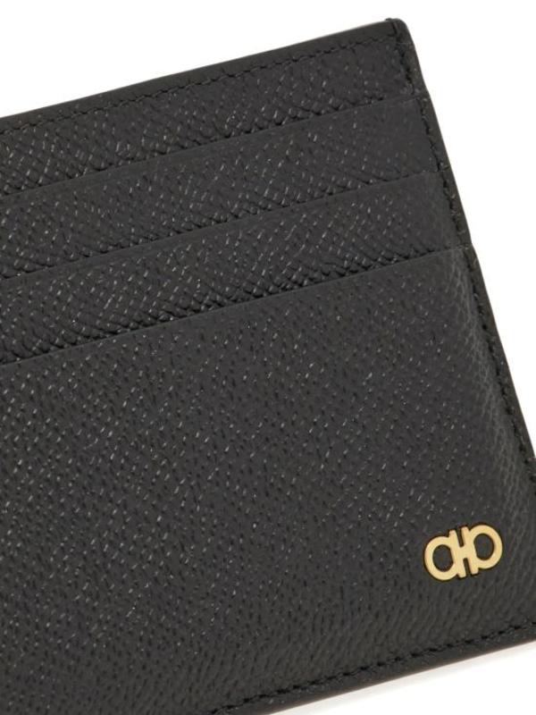 Ferragamo Business Card Wallet - Black