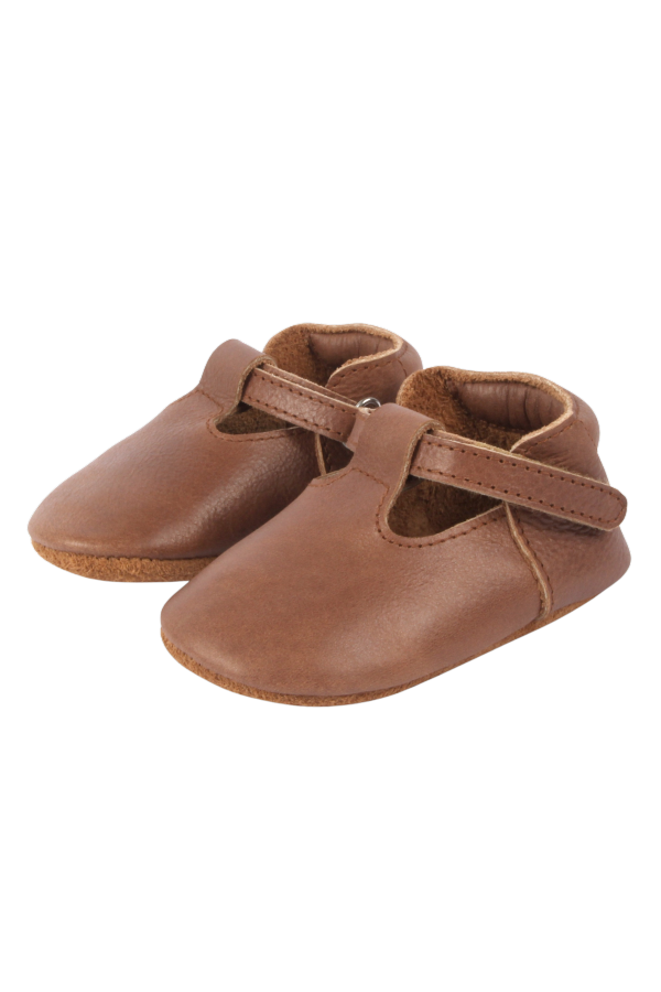 KIDS Donsje Elia Shoes - Cognac Classic Leather