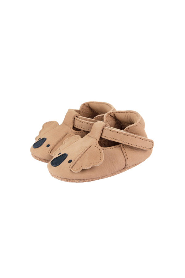 KIDS Donsje Spark Classic Shoes Koala - Truffle Nubuck