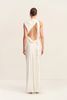 Shona Joy Agnes Draped Ruffled Maxi Dress - Ivory - Thumbnail 5