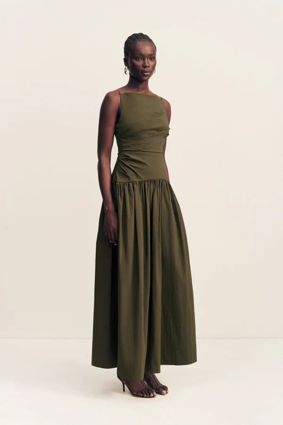 Shona Joy Campbell Square Neck Maxi Dress - Jungle - Image 2 of 8