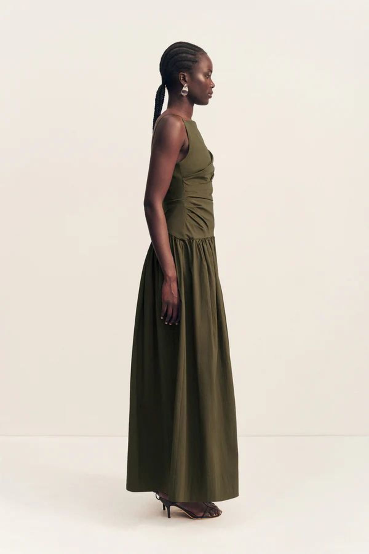 Shona Joy Campbell Square Neck Maxi Dress - Jungle - Image 4 of 8
