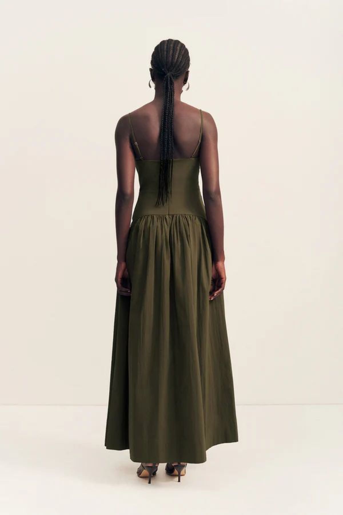 Shona Joy Campbell Square Neck Maxi Dress - Jungle - Image 5 of 8