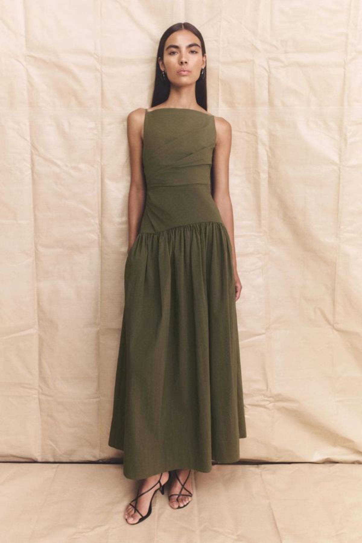 Shona Joy Campbell Square Neck Maxi Dress - Jungle - Image 7 of 8