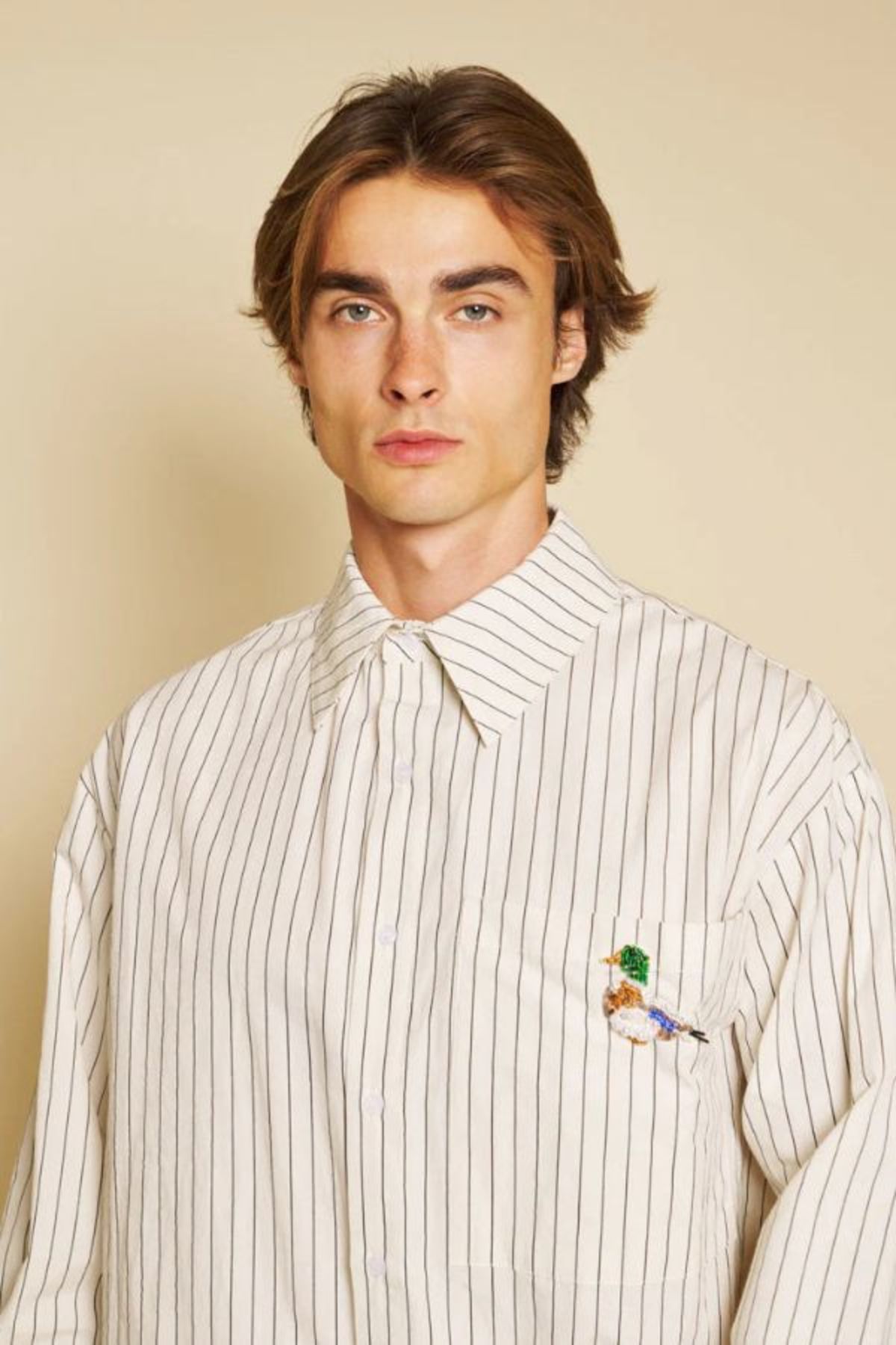 Sister Jane Canard Oversized Shirt - Ivory Cream - Image 8 of 9