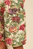Sister Jane Petunia Tapestry Bermuda Shorts - Red/Green/Tan - Thumbnail 5
