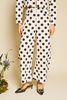 Sister Jane Renée Spot Trousers - Black/White - Thumbnail 2