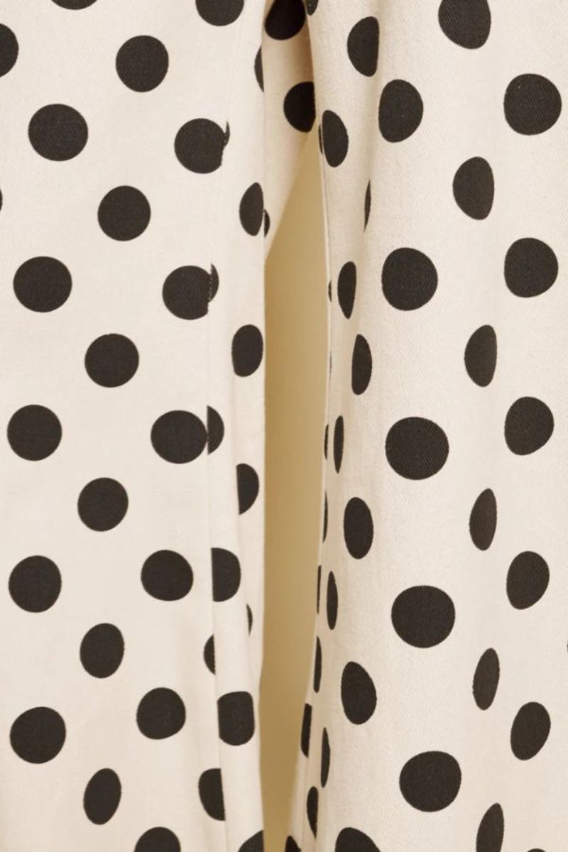 Sister Jane Rene Spot Trousers - Black/White