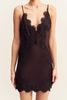 Shona Joy Simona Lace Slip Mini Dress - Espresso - Thumbnail 6