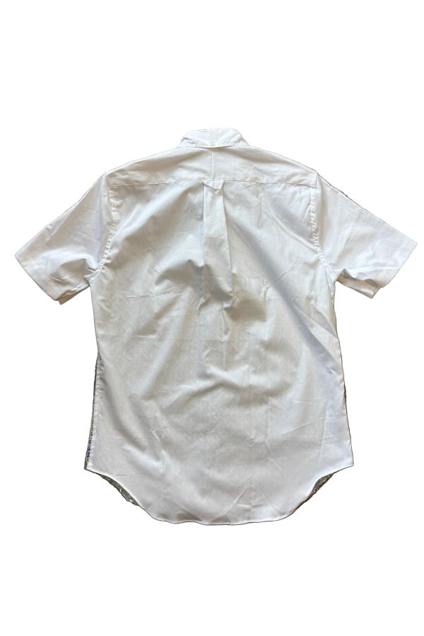 Gitman Bros. Disco Ball Applique With White Zephyr Oxford Shirt