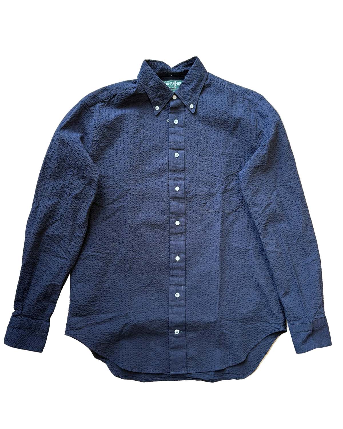 Gitman Bros. Vintage Overdye Seersucker Shirt - Image 1 of 2